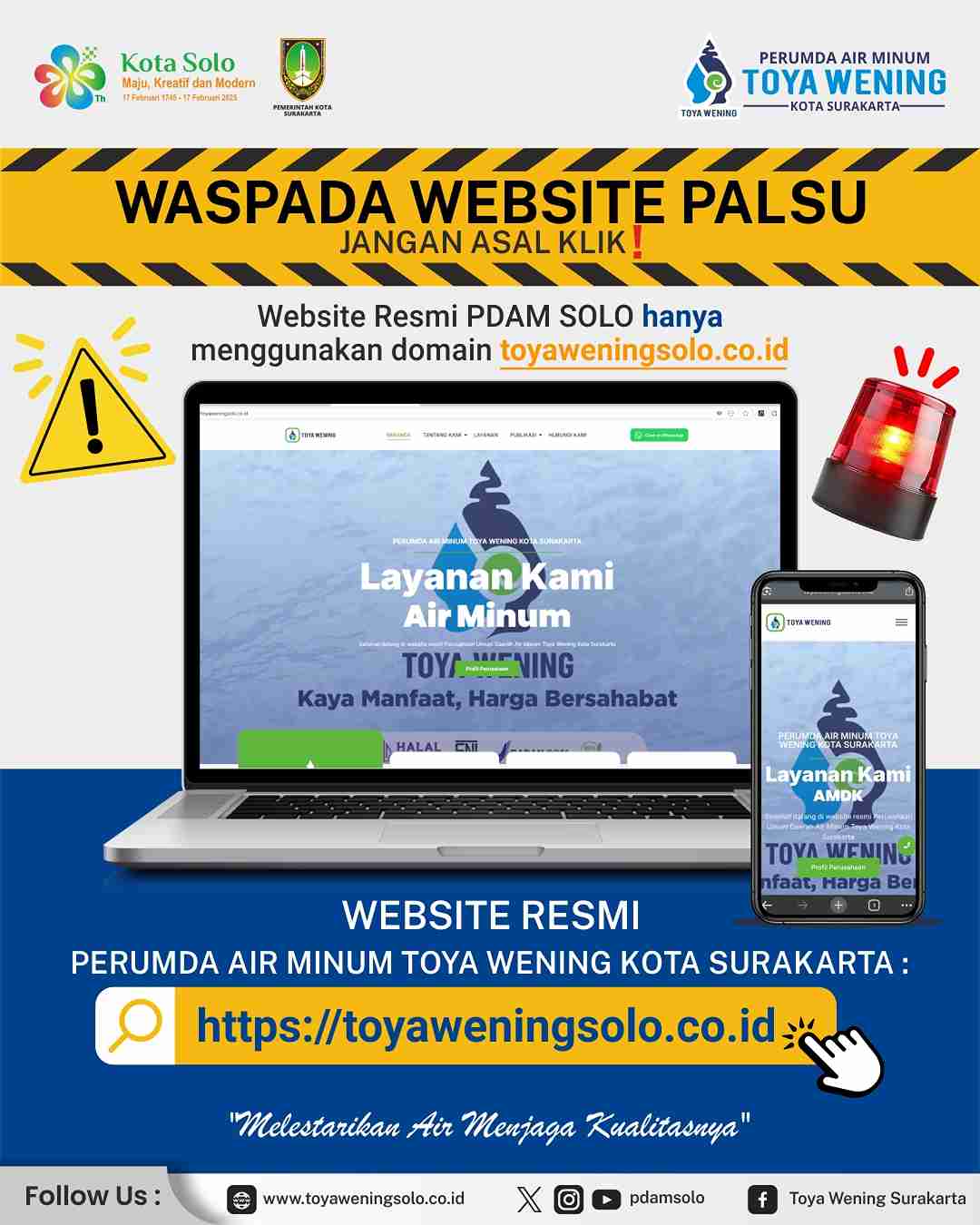 WASPADA WEBSITE PALSU